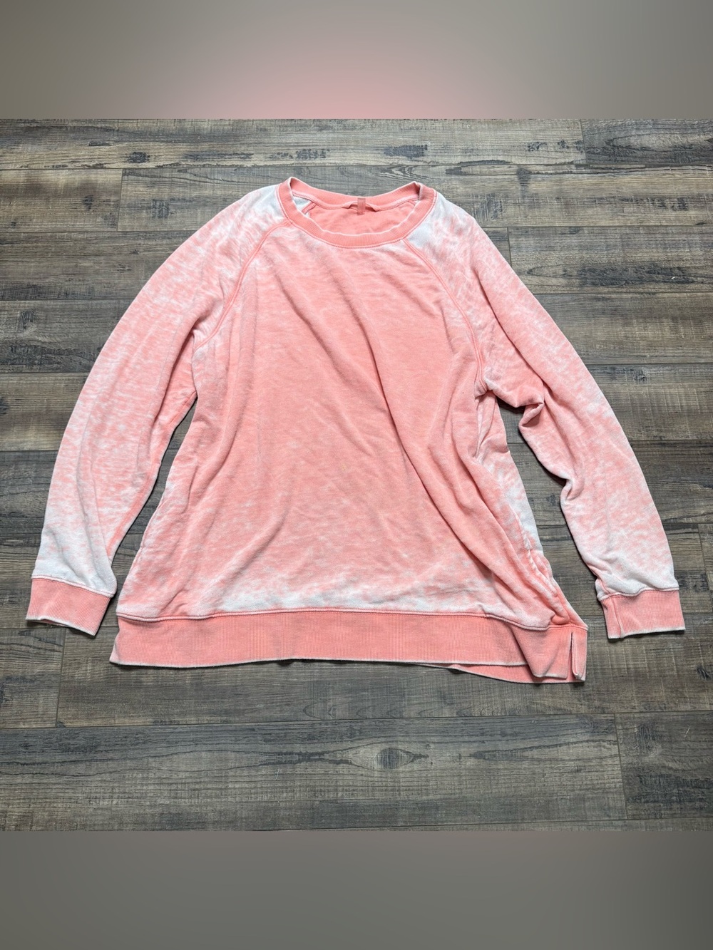 Free People Movement Coral Pullover Crewneck Distressed Sweatshirt Women Medium
